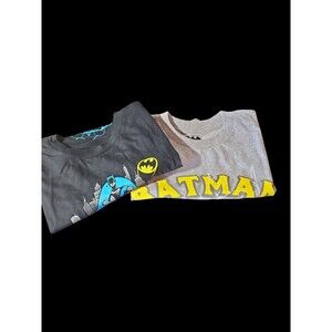 Batman 2 Pack 10/12 Large Boys Shirts